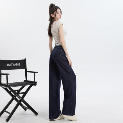 Pantalones Anchos Rectos de Lino para Verano - Mujer - Image 4