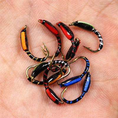 Mosca Ninfa Brillante para Pesca de Trucha - Image 11