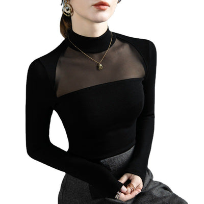 Blusa Térmica Negra de Manga Larga para Otoño e Invierno - Image 3