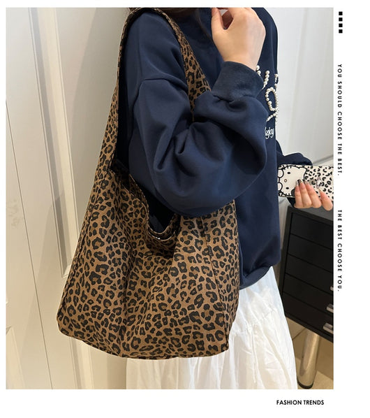 Bolsa de Gran Capacidad con Estampado de Leopardo para Mujer - Image 24