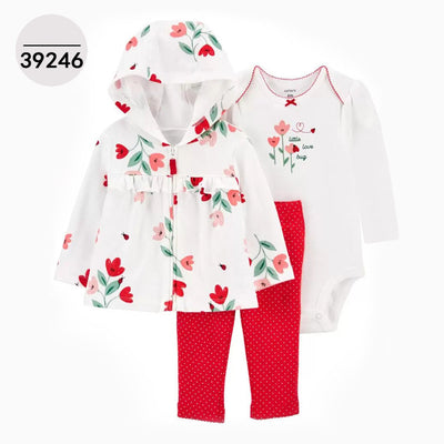 Conjunto Infantil 3 Piezas: Sudadera con Capucha, Manga Larga y Pantalón - Image 15