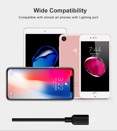 Cable USB Lightning 2A 1M Compatible con iPhone - Carga Rápida y Transferencia de Datos - Image 8