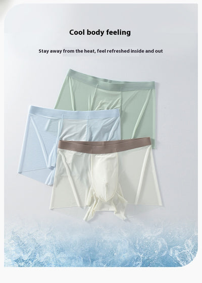 Calzoncillos de Seda de Hielo para Hombre - Diseño sin Costuras y Secado Rápido - Image 14