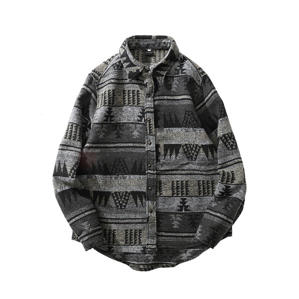 Camisa Retro Étnica de Manga Larga para Otoño e Invierno - Image 19