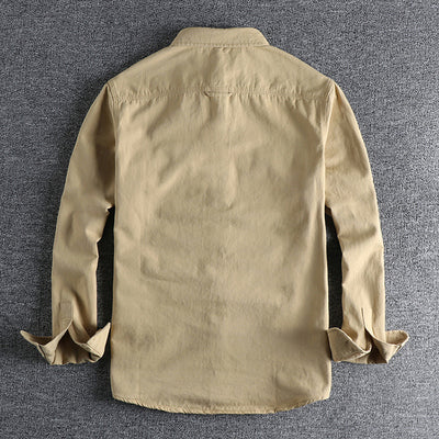 Camisa Overol Manga Larga con Diseño Moderno para Hombre - Image 14