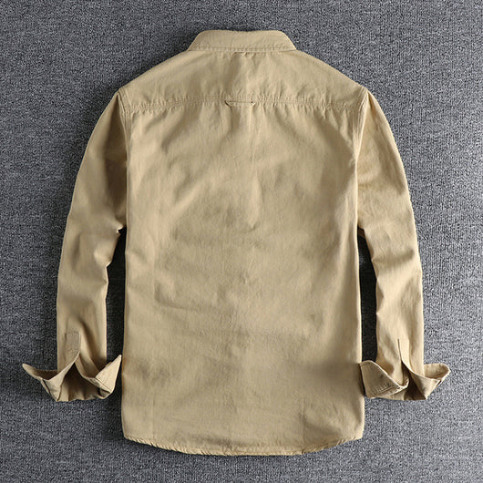 Camisa Overol Manga Larga con Diseño Moderno para Hombre - Image 14