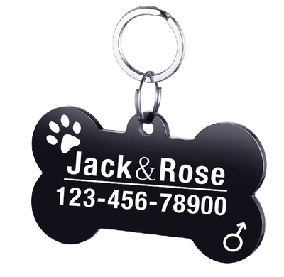 Placa de Identificación para Perro en Acero Inoxidable Personalizada - Image 26