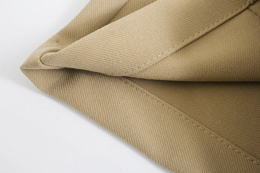 Pantalón Casual de Cintura Alta Ajustado en Colores Lisos - Image 53