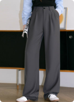 Pantalones Casuales Otoñales para Mujer con Corte Holgado y Caída Elegante - Image 13