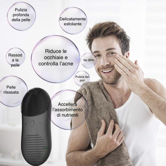 Limpiador Facial Sónico de Silicona con Tecnología Eléctrica - Image 3