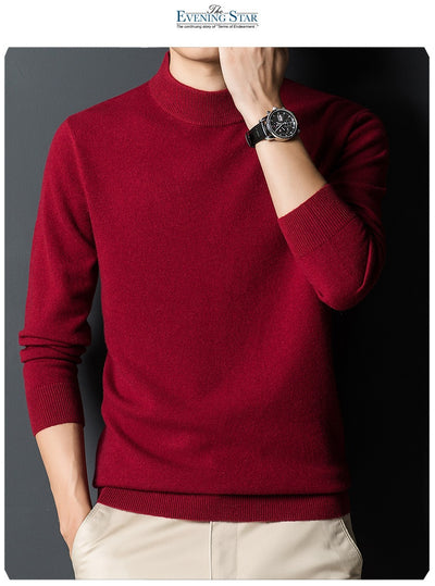 Polera Casual Slim-fit Cuello Alto Manga Larga para Hombre - Image 25