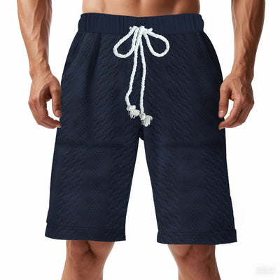 Shorts de Punto Jacquard Holgados para Hombre - Image 21