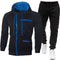 Sudadera con Capucha Jacquard Deportiva para Hombre - Cardigan Fleece Casual