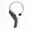 Colorful Rhinestones Chokers Necklaces Fashion Trend Crystals Necklaces Fine Jewelry Accessories for Women Negro
