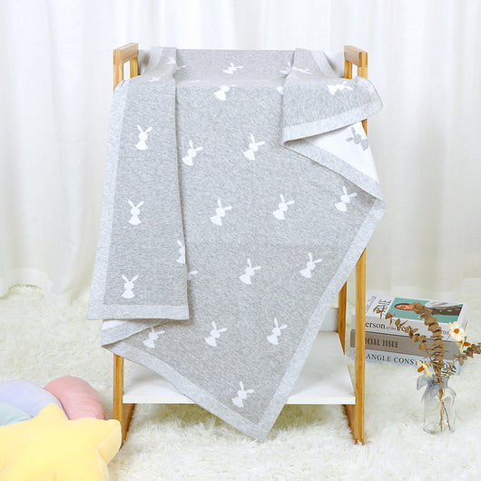 Manta Tejida de Algodón con Diseño Infantil Adorable Protección Contra el Viento - Image 19