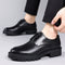 Zapatos de Cuero Cowhide Transpirables con Aumento de Altura para Hombre