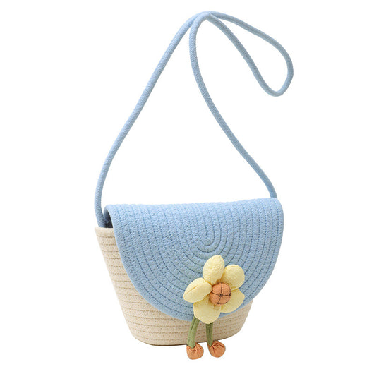 Bolsa de Paja con Flores para Mujer - Estilo Verano - Image 7