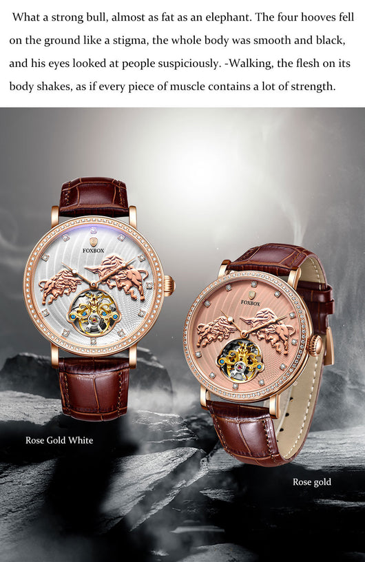 Reloj Mecánico para Hombre con Diamantes - Edición Conmemorativa Resistente al Agua - Image 11