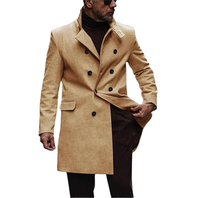 Abrigo de Lana Elegante para Hombre en Tallas Grandes - Image 3