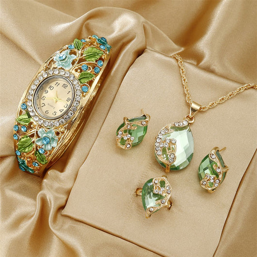 Reloj de Moda para Mujer con Juego de Joyas Versátil - Image 9