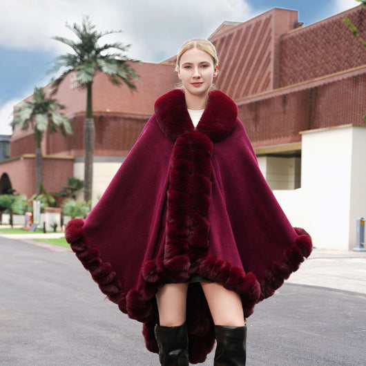 Cardigan Oversized de Punto Puro Color - Capa Cálida y Elegante - Image 8