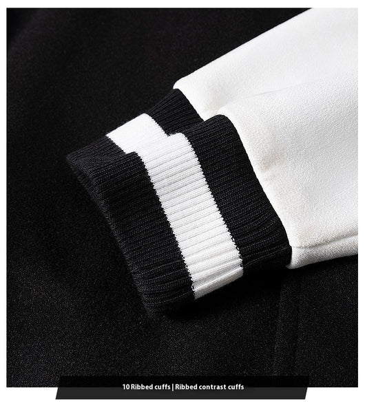Chaqueta Vintage de Gamuza con Bordado Nacional Holgada para Hombre - Image 14