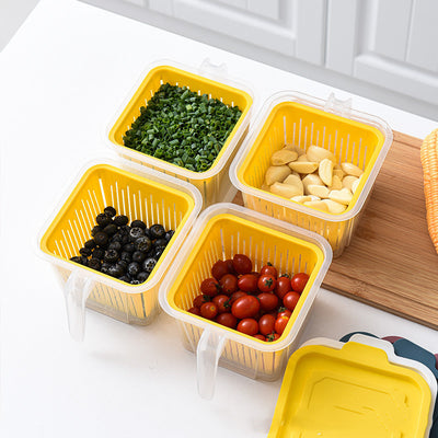 Contenedor Organizador de Frutas y Verduras con Drenaje para Refrigerador - Image 11