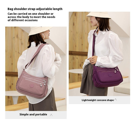 Bolsa Mensajera Unisex Nylon Ligera - Diseño Minimalista y Funcional - Image 16