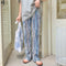 Pantalones Casuales de Cintura Elástica y Corte Recto