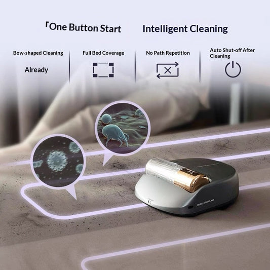 Robot Limpiador Automático de Cama - Eliminador de Ácaros y Pelos de Mascotas - Image 2