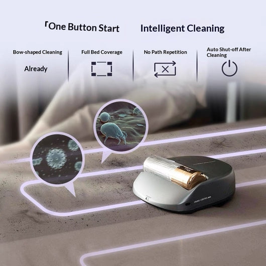 Robot Limpiador Automático de Cama - Eliminador de Ácaros y Pelos de Mascotas - Image 2