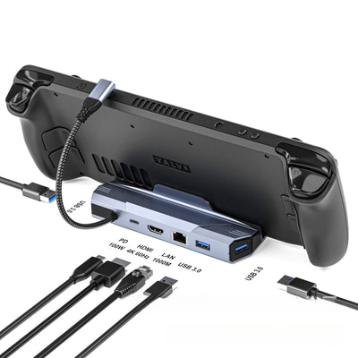 Base Docking 6 en 1 para Consolas Portátiles con 4K HD - Image 5