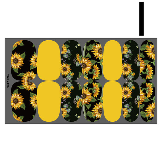 Pegatinas de Uñas Mariposas Hoja de Arce con Adhesivo - Image 10