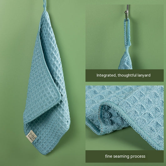 Toalla de Microfibra Waffle Suave sin Pelusa - Image 3