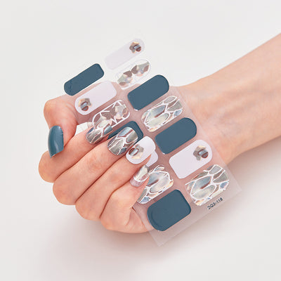 Uñas Adhesivas 3D con Efecto Láser y Bronceado - Diseño Premium - Image 12