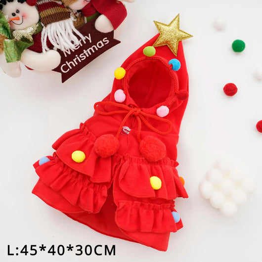 Capa Transformable para Mascotas - Abrigo Navideño Reversible Perros y Gatos - Image 10