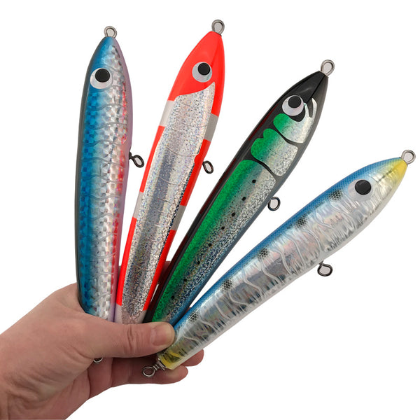 Señuelo de Madera Artesanal para Pesca en Agua Salada 80-90g