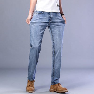 Pantalones Vaqueros Clásicos para Hombre - Diseño Versátil y Moderno - Image 9