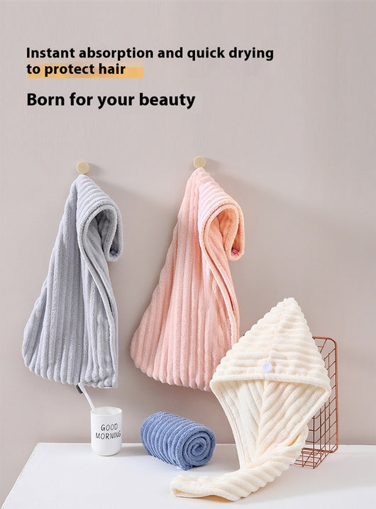 Toalla Turbante Absorbente Candy Velvet para Secar Cabello - Image 21