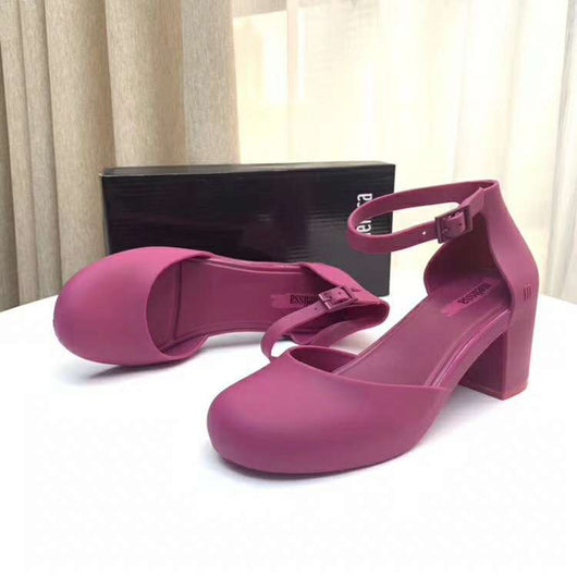 Zapatos de Gel Tacón Medio Punta Redonda con Suela Flexible para Mujer - Image 2