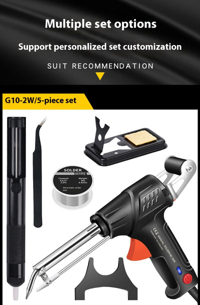 Kit Profesional de Soldadura con Pistola y Luz LED - Image 11