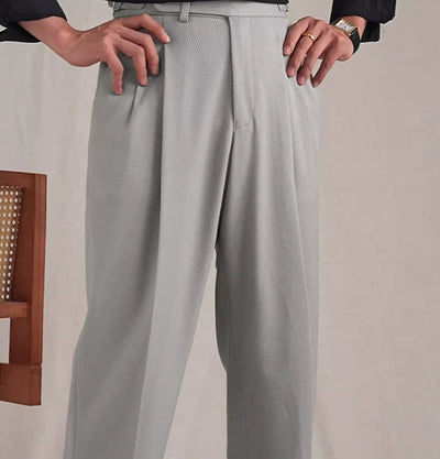 Pantalón Casual Napolitano de Twill para Hombre - Corte Recto y Holgado - Image 15
