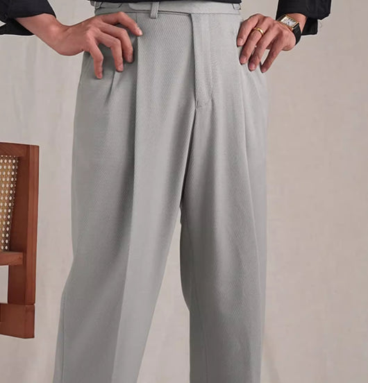 Pantalón Casual Napolitano de Twill para Hombre - Corte Recto y Holgado - Image 15
