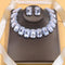 Conjunto de Joyería Geométrica de Cristal Luxury - Collar y Aretes Exagerados