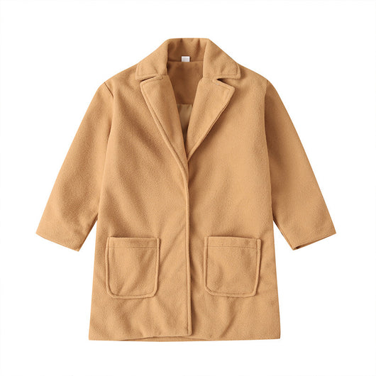 Abrigo de Lana para Niños - Blazer Cálido de Manga Larga - Image 4