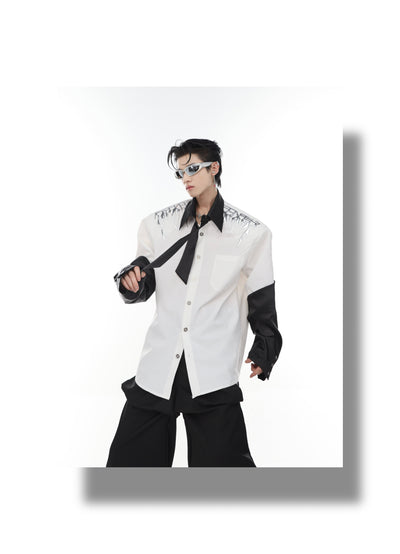 Cardigan Acolchado con Diseño de Costuras y Hombreras - Image 10