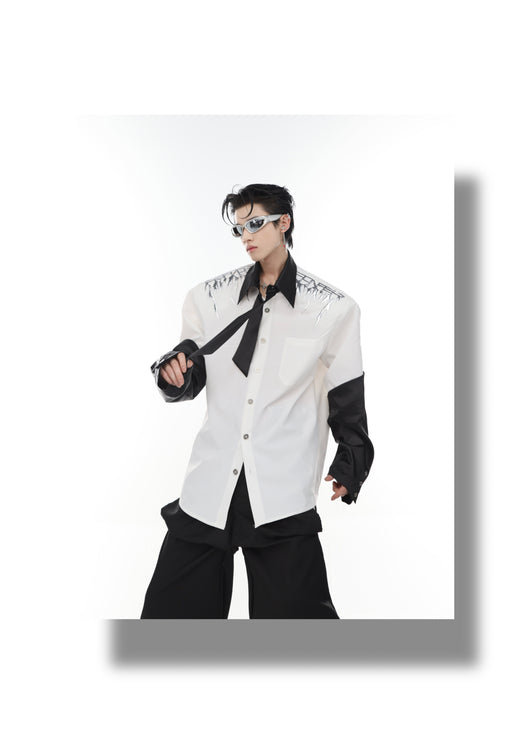 Cardigan Acolchado con Diseño de Costuras y Hombreras - Image 10