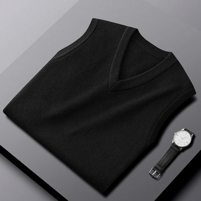 Chaleco de Cachemira para Hombre - Suéter sin Mangas Premium - Image 15