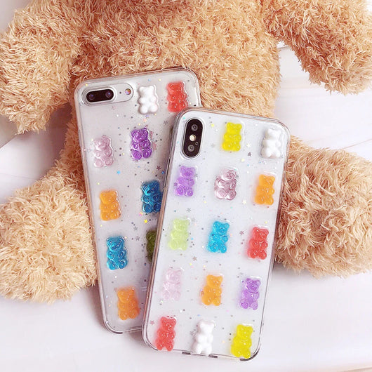 Funda Protectora Ositos Candy para iPhone 7 8 Plus - Carcasa Suave de Epoxi - Image 8