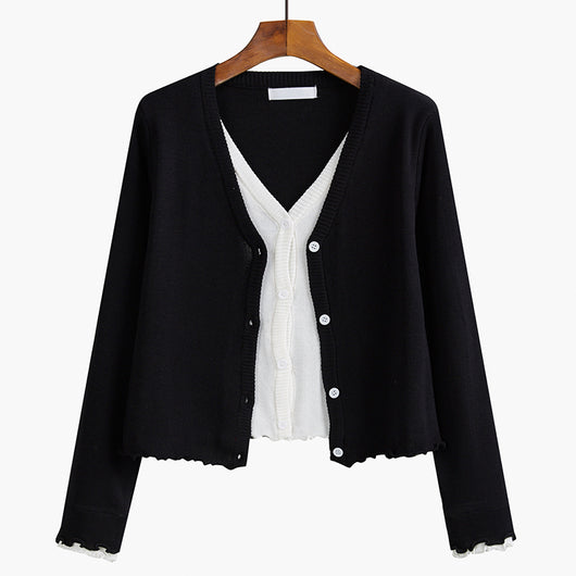 Cardigan Tejido Cuello V para Mujer - Chaqueta Elegante - Image 8